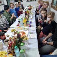 Spotkanie noworoczne mieszkańców wsi, członków „KGW Moja Wola Kurowska”