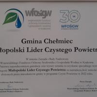 Zdjęcie ilustracyjne wiadomości: Małopolski Lider Czystego Powietrza wyróżnienie dla Gminy Chełmiec #1