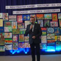 VI Międzypowiatowy Konkurs Plastyczny dla uczniów o specjalnych potrzebach edukacyjnych pod hasłem: „Muzyczne inspiracje" w Szkole Podstawowej z Oddziałami Specjalnymi w Chełmcu.