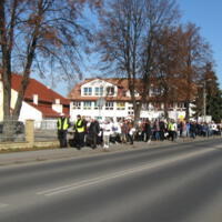 Zdjęcie ilustracyjne wiadomości: „No promil - No problem”. Marsz uczniów Zespołu Szkół w Świniarsku  na rzecz trzeźwości. #6