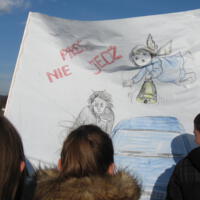 Zdjęcie ilustracyjne wiadomości: „No promil - No problem”. Marsz uczniów Zespołu Szkół w Świniarsku  na rzecz trzeźwości. #7