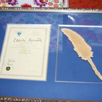 Zdjęcie ilustracyjne wiadomości: Wręczenie nagród laureatom IV Gminnego Dyktanda o „Złote Pióro Wójta Gminy Chełmiec" #1