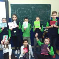 Zdjęcie ilustracyjne wiadomości: ‘Break the ice!’  - zajęcia innowacyjne z języka angielskiego oraz współpraca polsko-amerykańska w Szkole Podstawowej w Wielogłowach #4