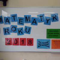 Zdjęcie ilustracyjne wiadomości: MATEMATYK ROKU 2018 #6