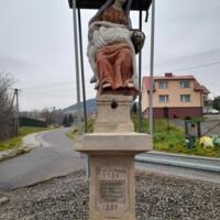 Zdjęcie ilustracyjne wiadomości: Renowacja kapliczki z zabytkową figurą kamienną PIETA Matki Boskiej w Klęczanach #5
