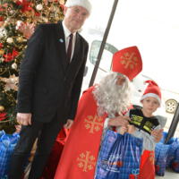 Zdjęcie ilustracyjne wiadomości: Spotkanie Świętego Mikołaja z dziećmi niepełnosprawnymi. #12