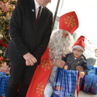 Zdjęcie ilustracyjne wiadomości: Spotkanie Świętego Mikołaja z dziećmi niepełnosprawnymi. #14