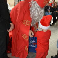 Zdjęcie ilustracyjne wiadomości: Spotkanie Świętego Mikołaja z dziećmi niepełnosprawnymi. #27