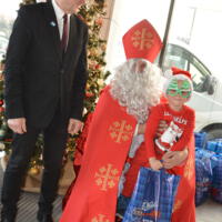 Zdjęcie ilustracyjne wiadomości: Spotkanie Świętego Mikołaja z dziećmi niepełnosprawnymi. #28