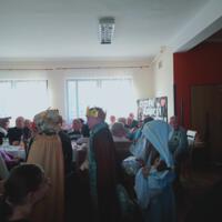 Spotkanie noworoczne z okazji dnia seniora, Dnia Babci i Dziadka dla społeczności Paszyna