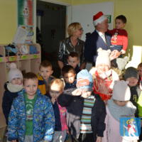 Zdjęcie ilustracyjne wiadomości: Mikołaj w przedszkolach #11