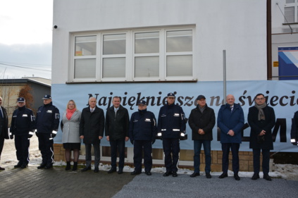 12 grudnia br. odbyło się uroczyste otwarcie nowego Posterunku Policji w Chełmcu to efekt  wspólnych działań Gminy Chełmiec oraz przedstawicieli Policji.