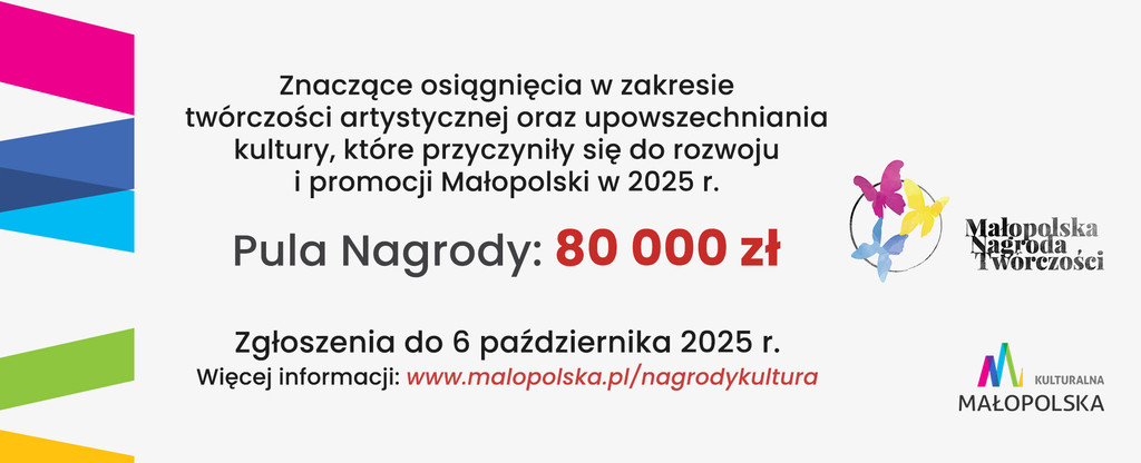 Nabór do prestiżowych nagród Województwa Małopolskiego