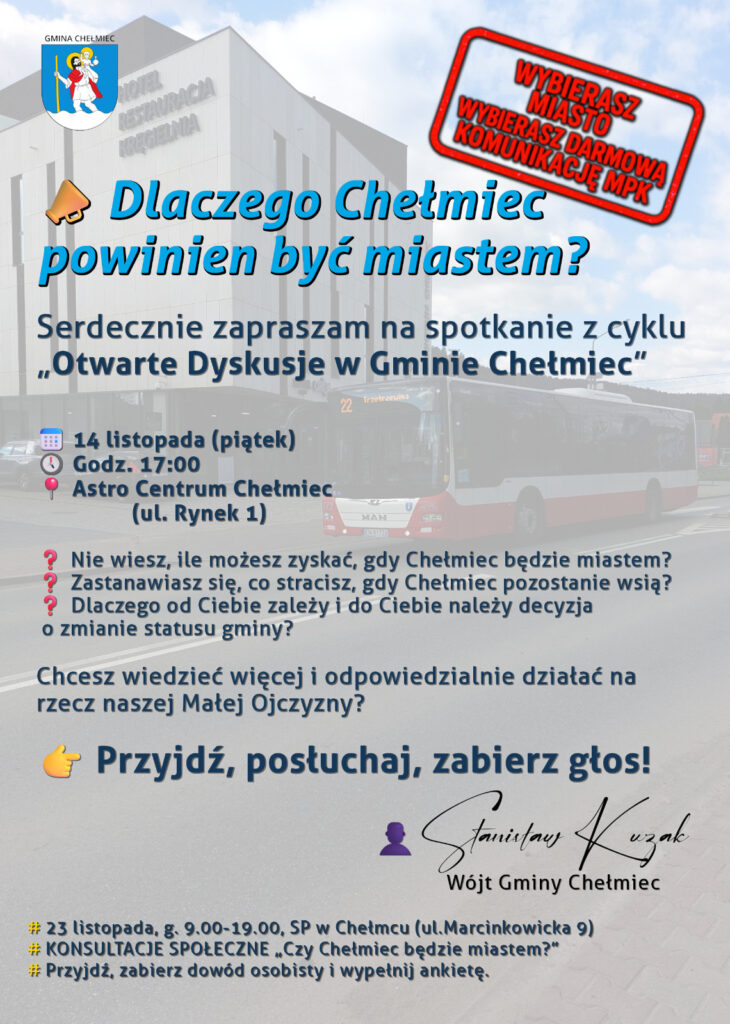 rozmowa z wójtem Chełmiec