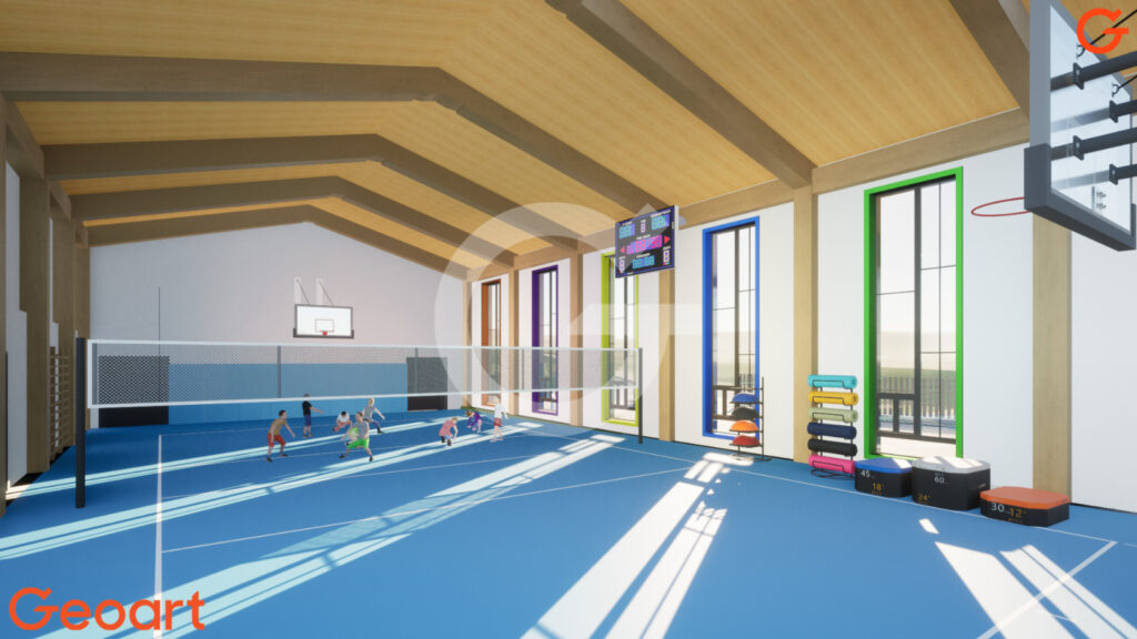 Umowa na budowę sali gimnastycznej w Krasnem Potockiem 
