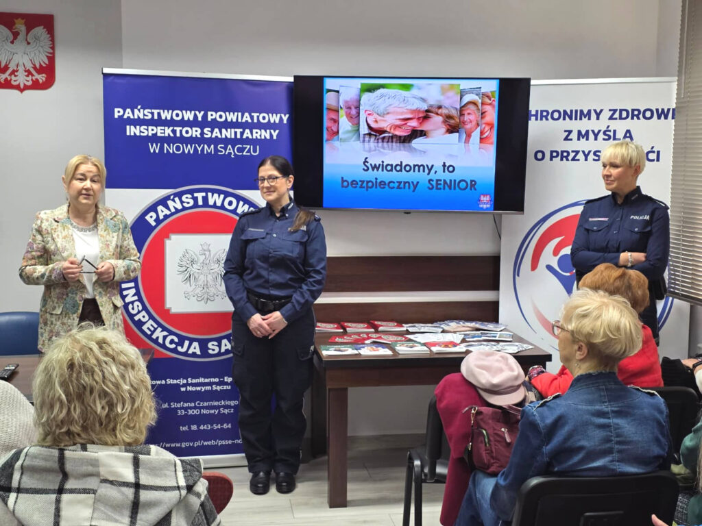 Seniorzy z gminy Chełmiec na Dniu Otwartym Państwowej Inspekcji Sanitarnej