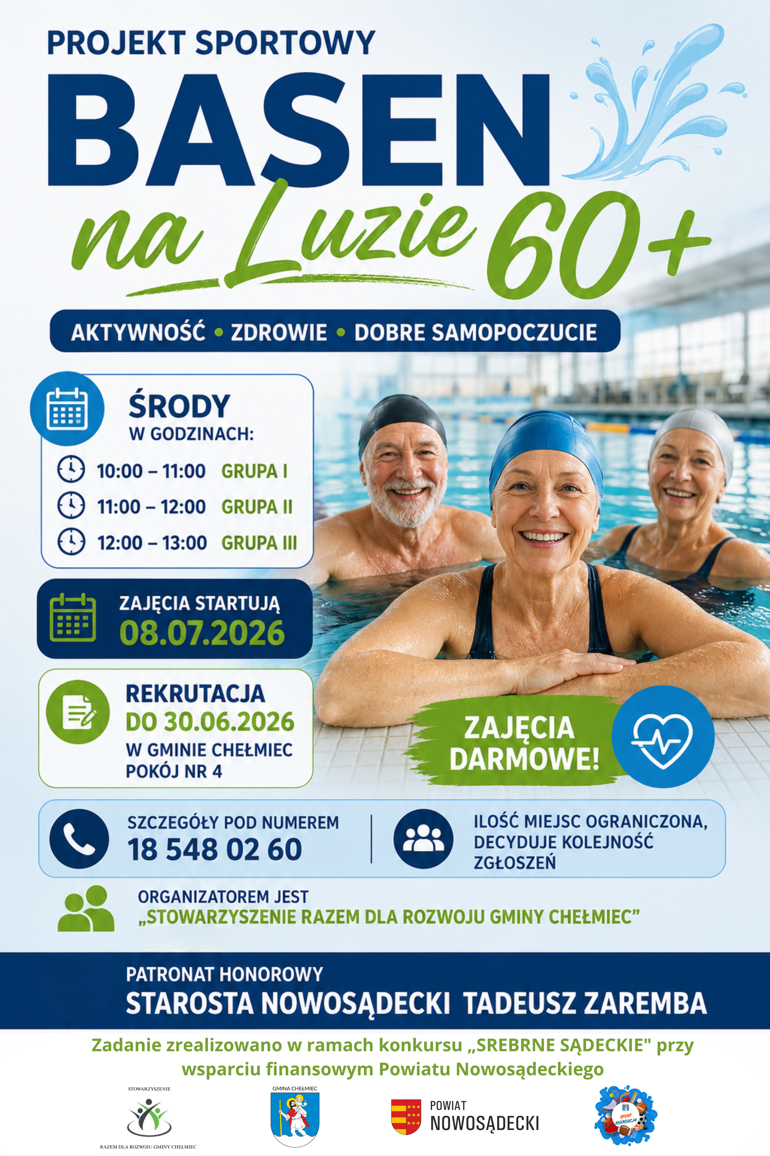 Plakat basen na luzie