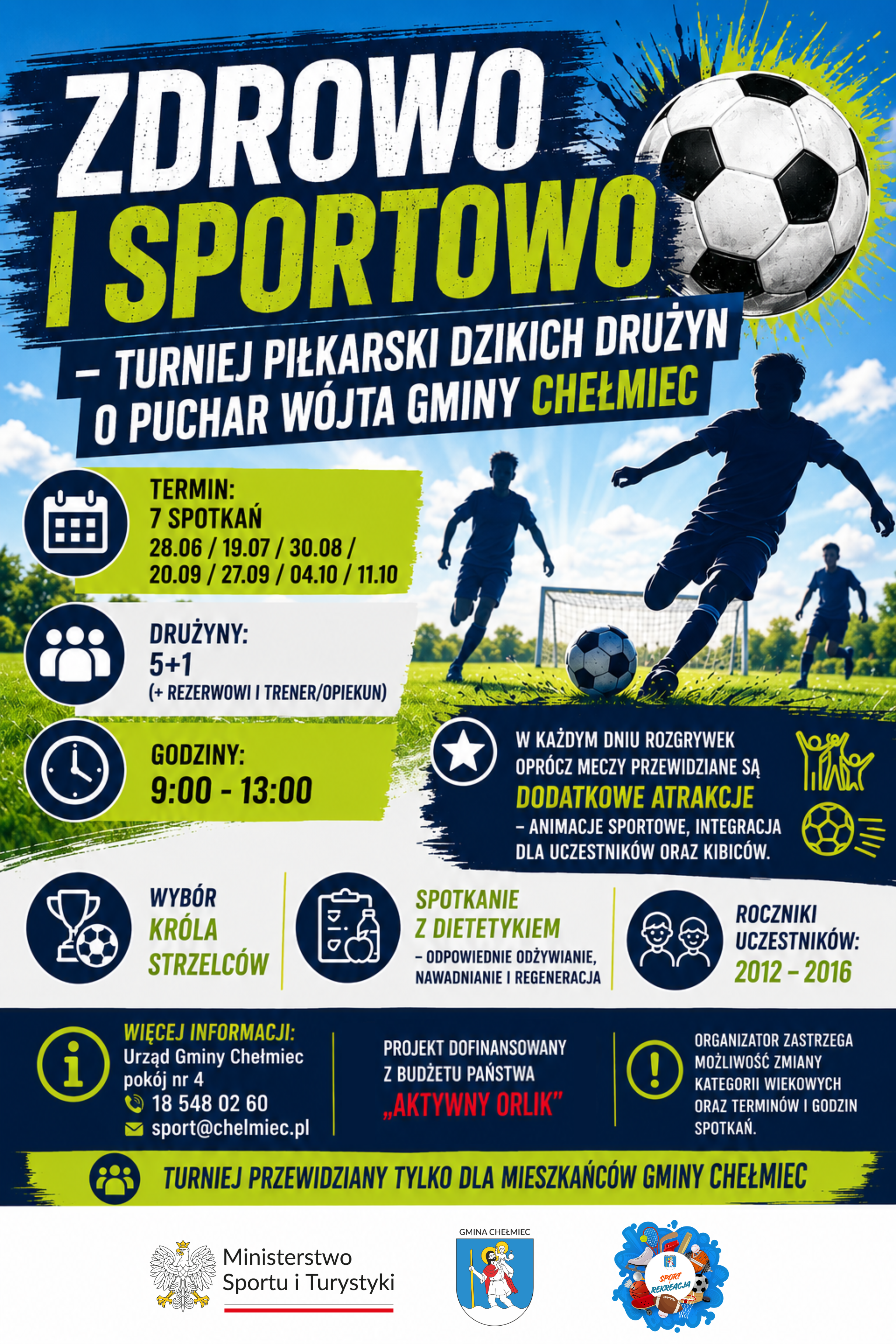 turniej zdrowo i sportowo w ramach programu Aktywny Orlik
