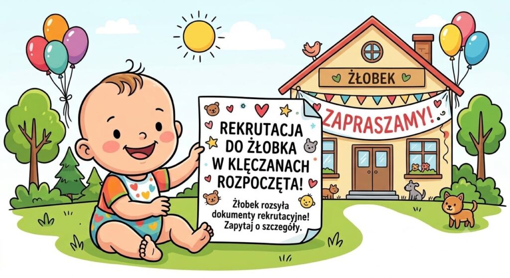 Rekrutacja do żłobka w Klęczanach