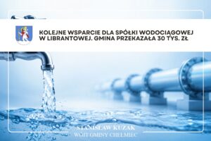 wsparcie spółka wodociągowa w Librantowej