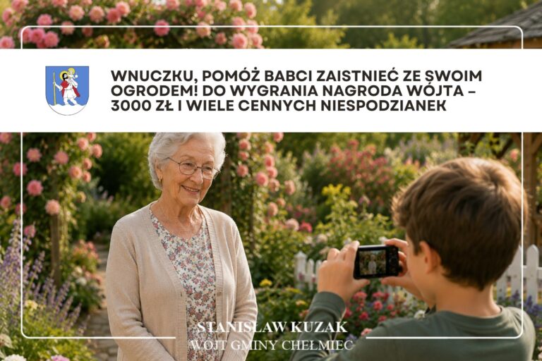 Kwiatowy zawrót głowy - wnuczku pomóż babci