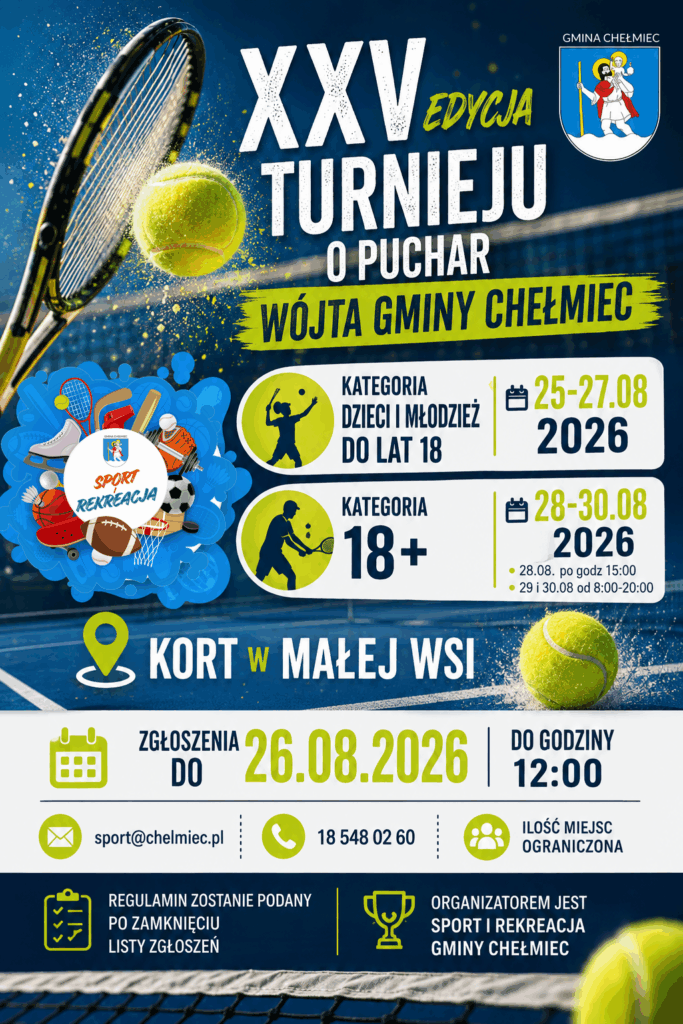 XXV edycja Turnieju tenisa o Puchar Wójta