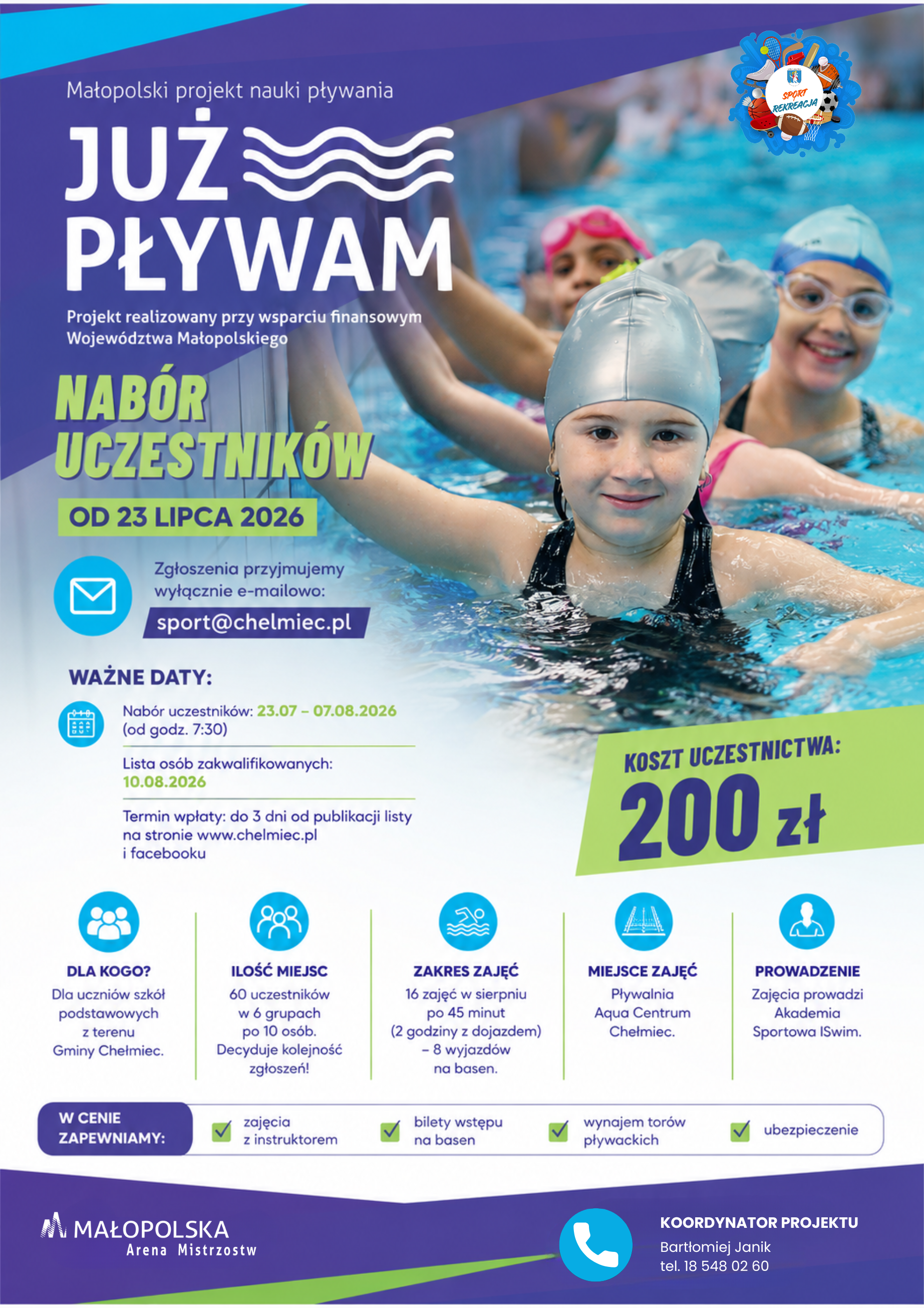 już pływam lista uczestników
