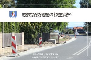 Budowa chodnika w Świniarsku