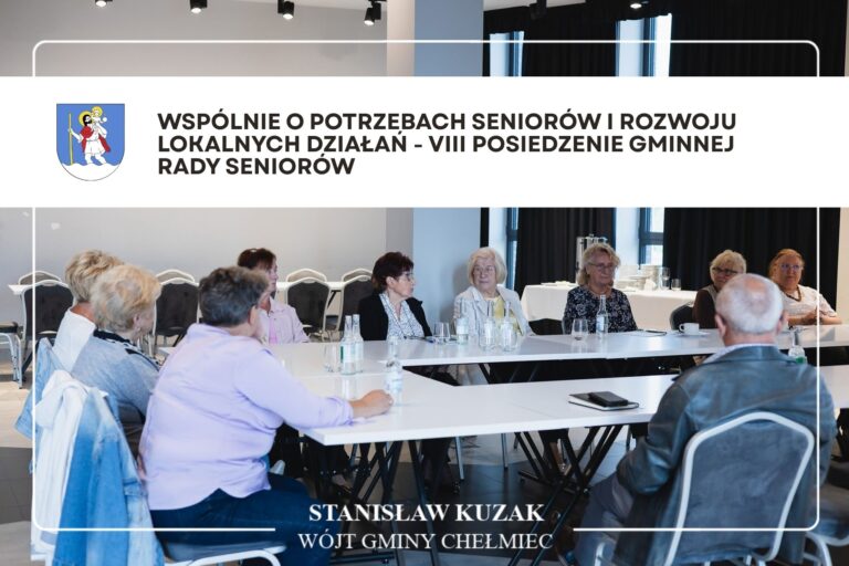 Wspólnie o potrzebach seniorów i rozwoju lokalnych działań - VIII posiedzenie Gminnej Rady Seniorów