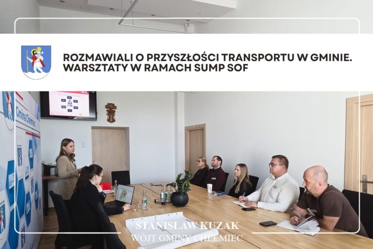 Rozmawiali o przyszłości transportu w gminie. Warsztaty w ramach SUMP SOF